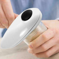 Abrebotellas Eléctrico Blanco Con Borde Suave Herramientas Multifuncionales De Plástico Seguridad Abrelatas Botellas Jarra Gadget Cocina - details 4