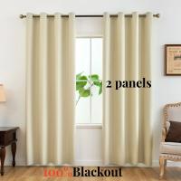 2pcs Cortinas Oscurecedoras Modernas 100% Con Acabado En Capa Para Dormitorio Sala De Estar Comedor Decoración De Hogar - details 19