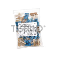 Kit De Resistencias De Película Metálica Assortment 150PCS 300PCS Con Precisión De 1% Rango De Ohm 1R~820K Ohm Para Electrónica - details 7