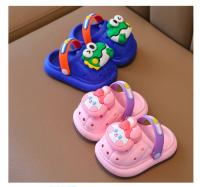 Zapatillas De Verano Para Niños Y Niñas Antideslizantes Y Suaves Zapatos De Interiores Para Niños Y Niñas Decoración De Aplicaciones Tamaño Verdadero - details 4