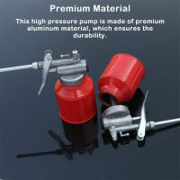 Bomba De Aceite De Mano 250ml/400ml Roja/Amarilla Para Trabajo En Talleres Y Presión Alta Con Boquilla Para Botellas De Aceite - details 1