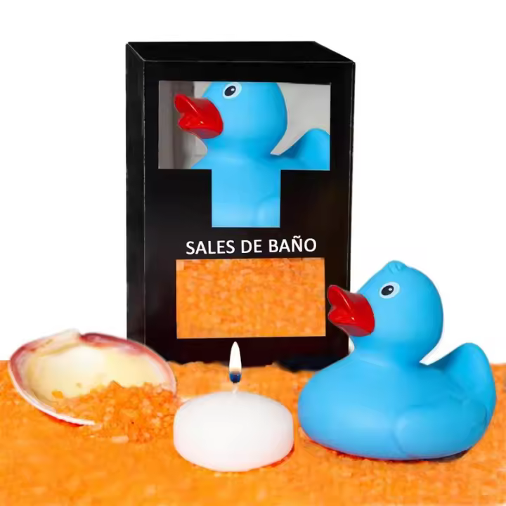 Set Sales Baño Aroma Mango Pato, Vela y Concha 150 gr - 1