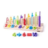 Abaco de Madera de Colores con Madera Sostenible - Juguete Educativo para Niños de 3+ Años - Marca Woody - details 0