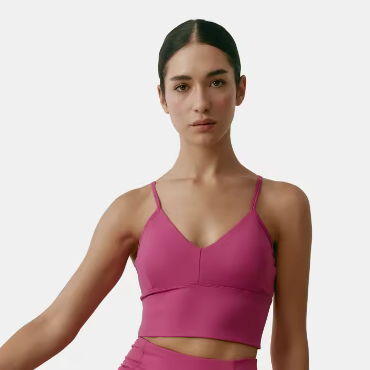 Black Limba Top deportivo sujeción media Furina - Fucsia - 1