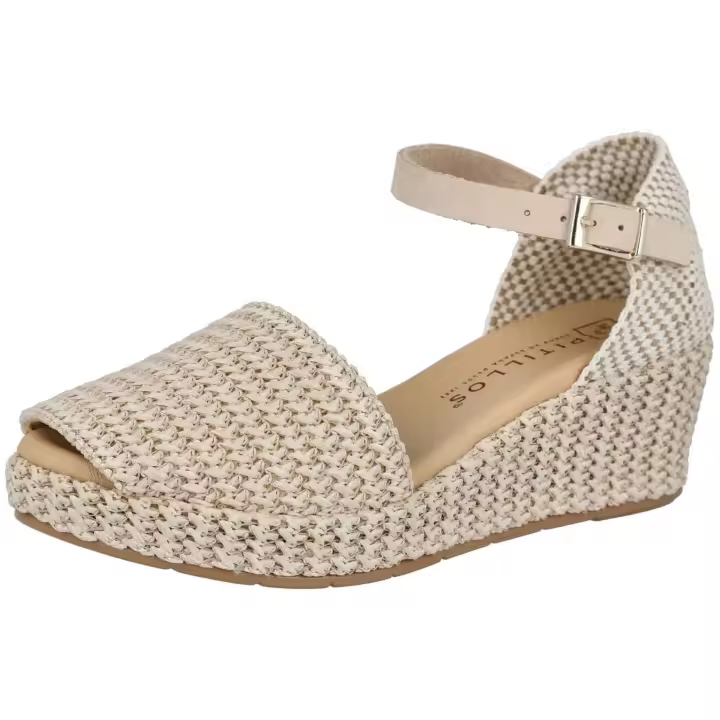 Cuñas de Esparto Pitillos Md5501 para mujer en color beige - 1