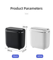 Basurero Inteligente Automático 14L Para Baño Con Sensor Largo Delgado Y Cubierta a Prueba De Agua Bin De Basura Recargable Para El Hogar - details 17