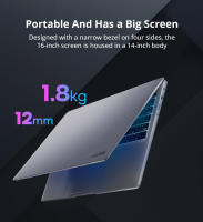 Ninkear N16 Pro Laptop, 16 pulgadas 120Hz 2K 2560*1600 IPS Pantalla, Intel Core i7-13620H 10 núcleos, 32GB RAM 1TB SSD, Windows 11, WiFi 6, Bluetooth 5.0, 1*USB2.0, 2*USB3.0, 1*Type-C, 1*HDMI, 1*RJ45, carga 65W Type-C, desbloqueo facial - details 14