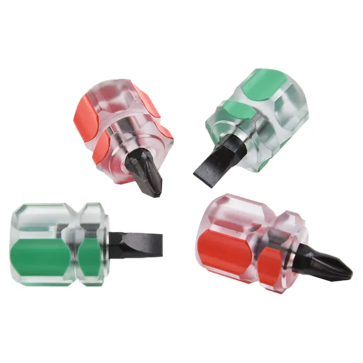 Juego De 4 Piezas De Destornilladores Mini Portátiles Con Mango Transparente Herramientas De Reparación Precision Para Coches - 1