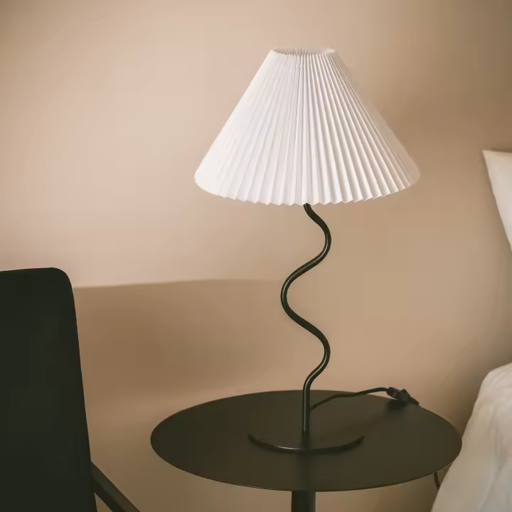Ledkia Lámpara de Mesa Metal Denahi Blanco - 1