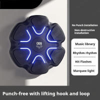 Equipo De Entrenamiento De Boxeo Con Obra De Música Bluetooth Inteligente Para Niños Y Adultos Máquina De Boxeo De Ejercicio Fitness En La Pared - details 13