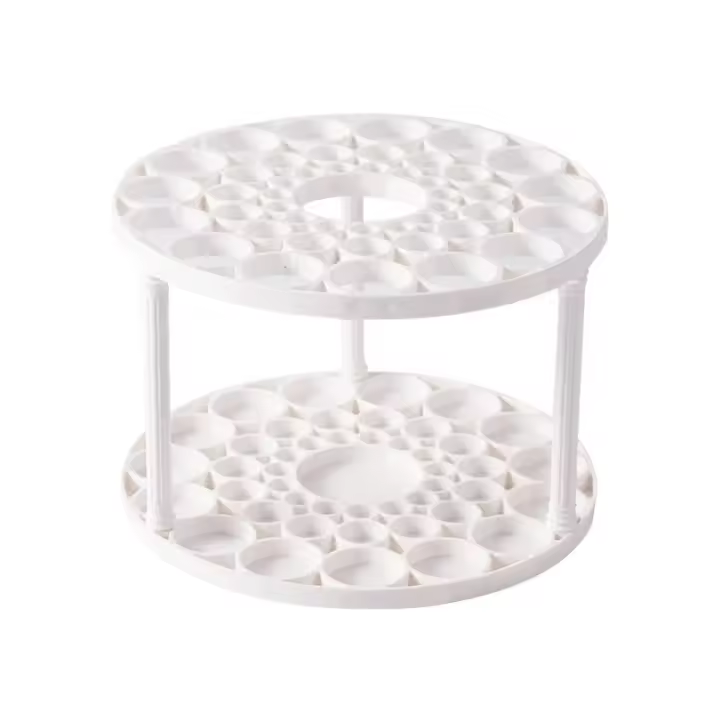 Organizador De Maquillaje 360 Grados Grande Portátil Para Labiales Cepillos Y Bolígrafos Material Plástico De Alta Capacidad - 1
