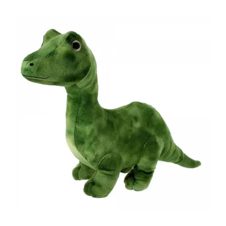 Bimar Peluche Dinosaurio Brontosaurus 25cm Verde Suave Realista Juguete Infantil - 1