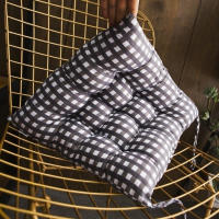 Silla De Comedor Con Almohadilla Cuadrada Gruesa De Tatami Estampado Y Almohadillado Para Asiento Y Espalda Moderno Para Adultos - details 7