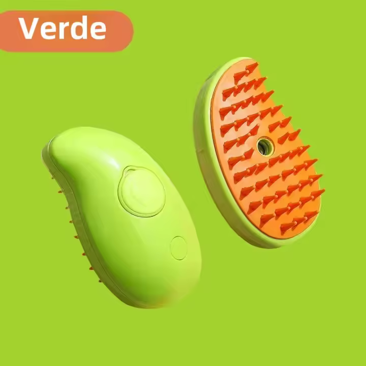 Cepillo De Estilo Y Limpieza Para Mascotas Con Vaporizado Recargable Eliminador De Pelo Flotante Para Perros Y Gatos Accesorios De Peluquería Para Animales - 1