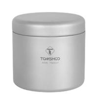 Caja De Té De Titanio Tomshoo Mini Estuche De Alimentos Portátil Ultraligero Para Café Y Especias 35/80/120/200/300ml - details 3
