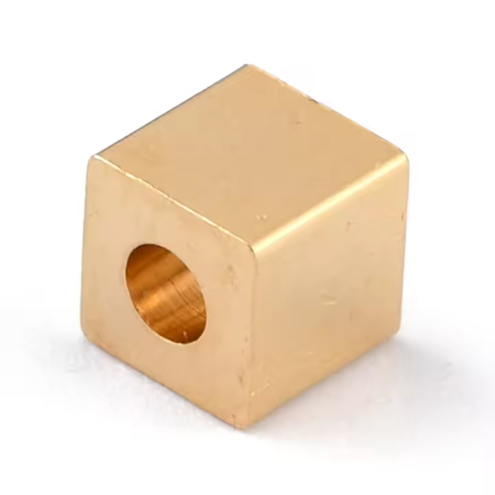 50pcs Cuentas De Espaciador De Latón Galvanizado De 18K Oro Auténtico 4x1.5mm Agujero De 1.5mm Sin Níquel Para Joyería De Moda - 1