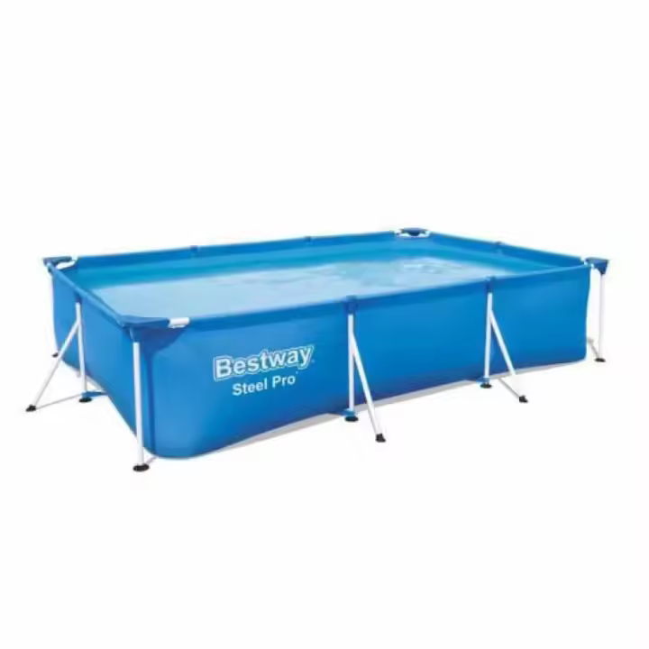 Bestway Piscina Tubular Rectangular Sin Filtro/purificador 56404 Steel Pro 300x201x66cm - 1