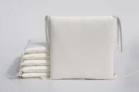 LALA - Ropa de Cama para Cuna de Bebe, ropa de Cama para recibir nacidos, Algodón Puro, Valla anticolisión para Bebe, Gongsatin Blanco, 30x30x6, lavado de piezas enteras. - details 5