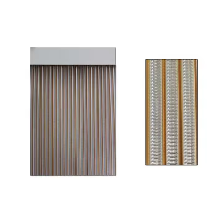 Cortina de puerta cinta duero 90x210 n. 2 miel-trasparent 11401d - 1