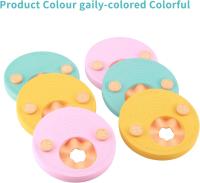 Manguitos de Natación para niños, 6PCS Manguitos Bebe ,Manguitos Dolphin,Hechos de Espuma, Pool Discos Flotantes - details 1