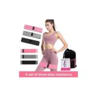 Bandas Elasticas Musculacion, Juego de 3 Bandas Elasticas Musculacion, Bandas de Resistencia de Tela para Fitness, Cintas Elasticas Antideslizante para Glúteo, Piernas, Brazo, Yoga, Pilates - details 5