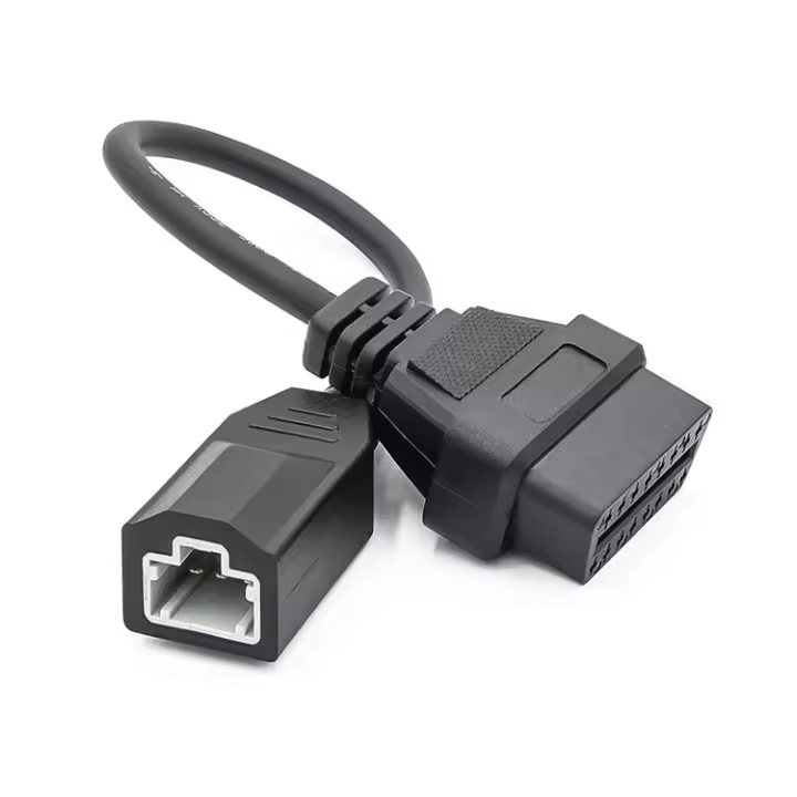 El cable de conversión OBD de 3 pines a 16 pines es adecuado para el cable de conexión de automóviles antiguos - 1