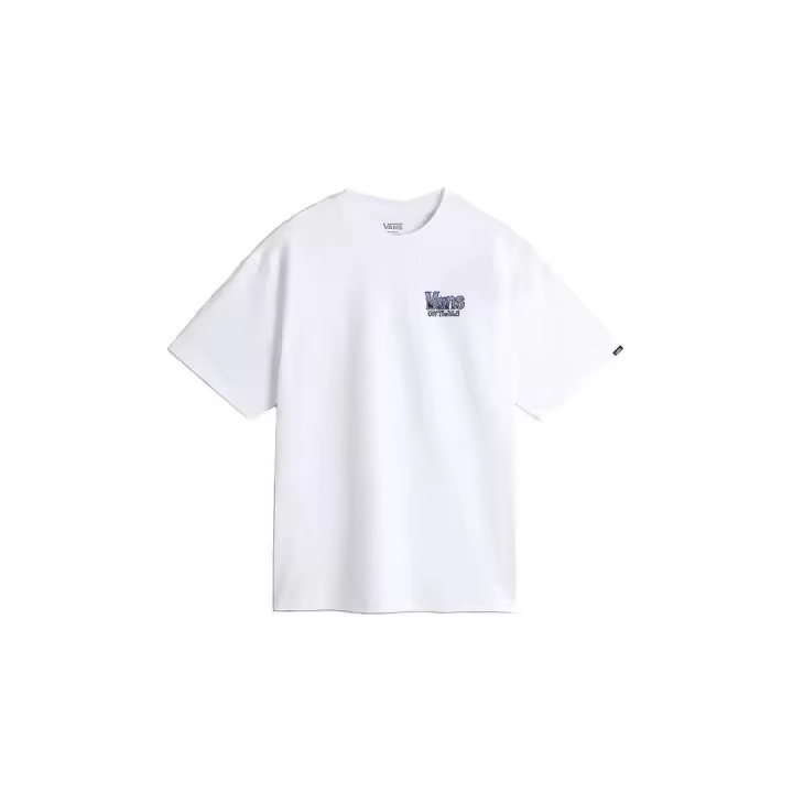 Camiseta Hombre Vans Legacy Blanca Azul - 1