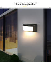 Lámpara De Pared LED Impermeable IP66 Para Exteriores Y Interiores Moderna Iluminación Para Hogar Balcón Porche Jardín Con Sensor De Movimiento AC85-265V - details 5