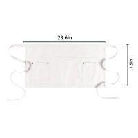 Apariencia Corta Para Servidor Con Varios Bolsillos Y Hebilla Estriada Unisex Medio Apariencia Para Waiter - details 7