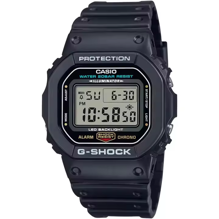 Casio Reloj Dw-5600ue-1er Negro Hombre - 1
