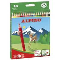 ALPINO - Estuche Lápices de Colores de Madera, 12 o 18 o 24 colores de madera de Alta Calidad, Lápices de Colores para Niños. Dibuja y Colorea con Colores Vivos y Brillantes, Material Escolar. - details 5