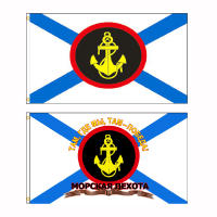 Bandera De Marina Rusa 90x150 Cm FLAGLINK Bandera De Los Marines Rusos Material Poliéster Estilo Impreso Decoración Para Hogar - details 0