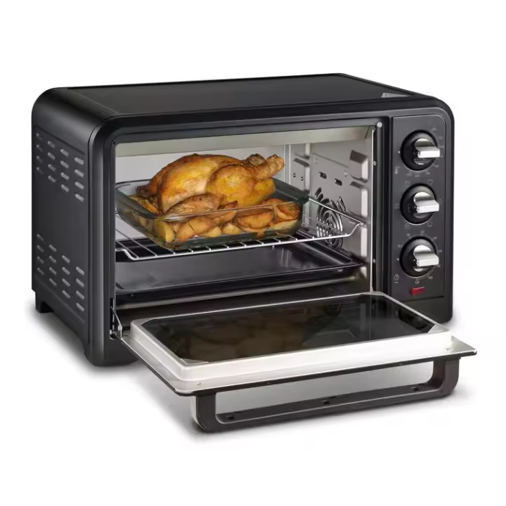 Moulinex Optimo OX4448- Horno de Conveccción de 19 L, 6 Modos de Cocción , Termostato hasta 240 y Temporizador hasta 120 Minutos, Bandeja de Horneado y Rejillas Reversibles, Diseño Compacto - 1