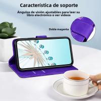 Funda De Cuero Para Samsung Galaxy J6+ J4+ J6 2018 J7 J5 J3 2016 2017 Estilo Clásico Con Soporte De Tarjetas Y Monedero Protector Anti-Scratch Magnético - details 11