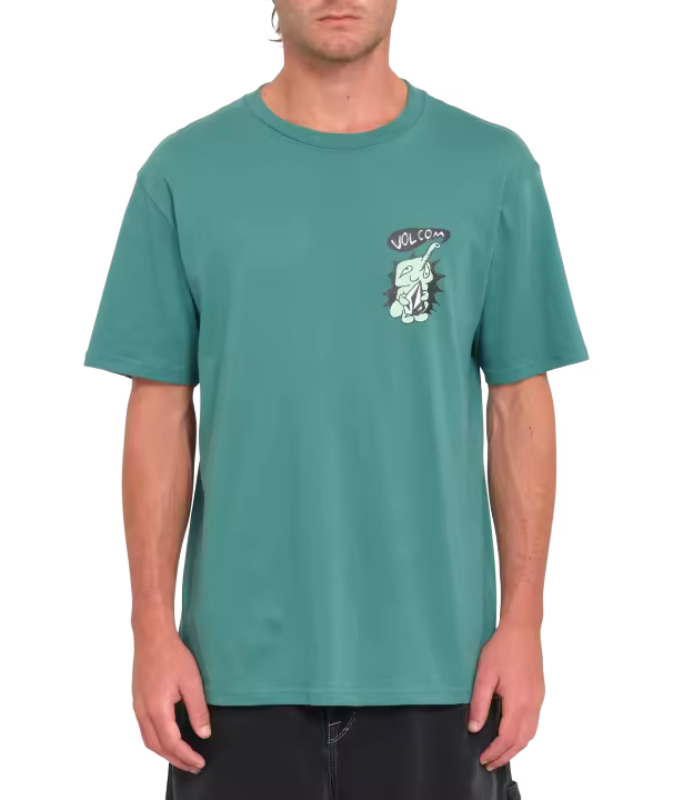 Camiseta de manga corta Volcom Santi Stoned - Sea Green - 1