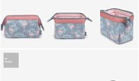 Women's makeup bag flamingo travel essentials toiletry storage bag portable Cosmetic Bag large capacity organizer storage bag - details 3