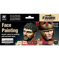 ACRYLICOS VALLEJO - CONJUNTO DE PINTURAS PARA ROSTROS DE MINIATURAS - VALLEJO 70119 - details 1