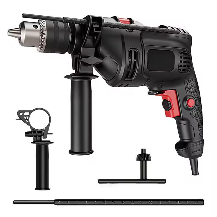 3000RPM Martillo rotativo eléctrico potente de 780W, taladro de impacto eléctrico de 25mm, 2 modos de velocidad Variable para herramientas eléctricas de acero, hormigón y madera - 1