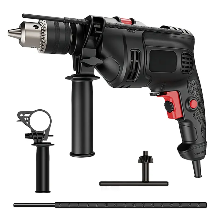 3000RPM Martillo rotativo eléctrico potente de 780W, taladro de impacto eléctrico de 25mm, 2 modos de velocidad Variable para herramientas eléctricas de acero, hormigón y madera - 1