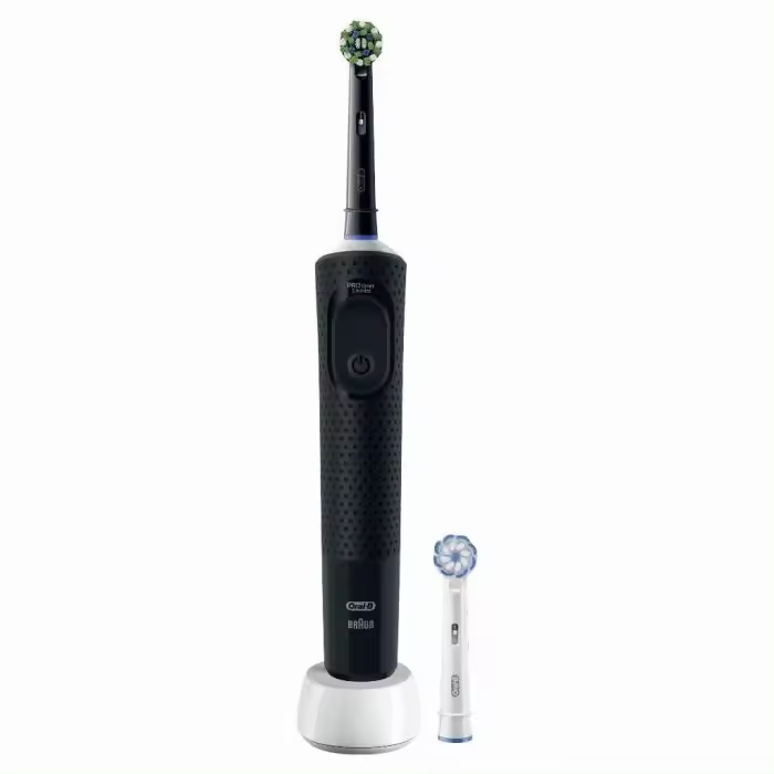 CEPILLO DENTAL ELÉCTRICO BRAUN VITALITY PRO / COLOR NEGRO / 3 MODOS DE CUIADOS / TEMPORIZADOR INTEGRADO - 1