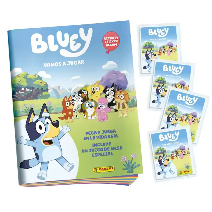 Pack de Lanzamiento Album + 4 Sobres Bluey 2 Panini - 1