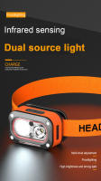 Linterna Frontal Recargable Con Sensor De Movimiento LED Brillante Para Exteriores Lámpara De Emergencia Para Camping Y Pesca - details 0