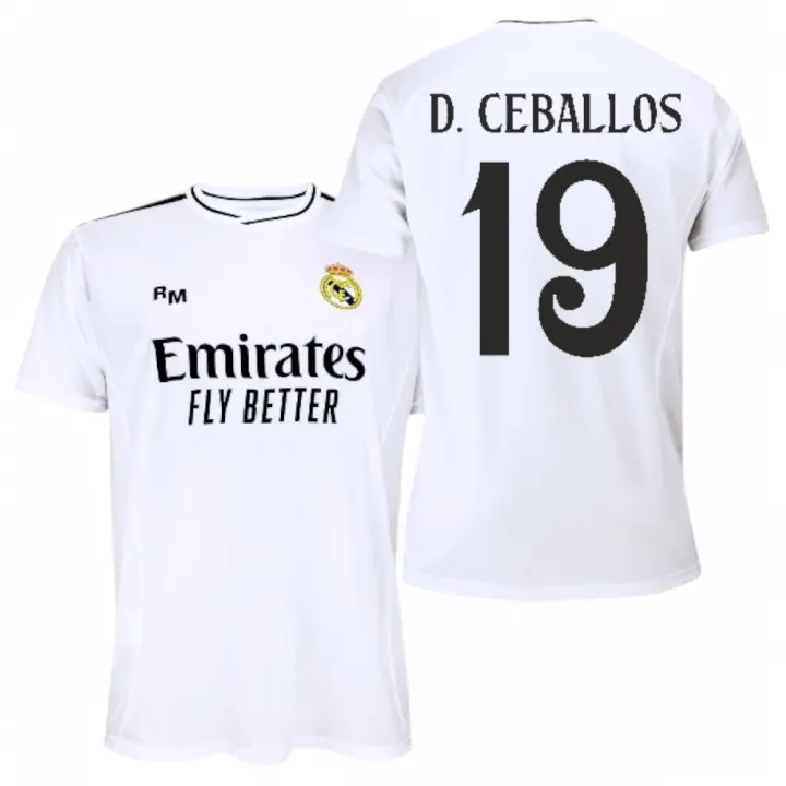 Camiseta Réplica Oficial Real Madrid Dani Ceballos 2024/25 – 1ª Equipación – Adulto – Blanca – Alta Calidad - 1