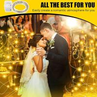20 Pack Luces De Hilo De Hada 20LED 2M De Cobre Plateado Luzes Alimentadas Por Batería Para Decoración De Bodas Fiesta Navidad - details 6