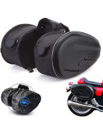 Bolsa De Sillín Para Motocicleta Con Cubierta Impermeable SA212 Equipaje De Viaje De Motocicleta Estilo De Estuche De Traje - details 8