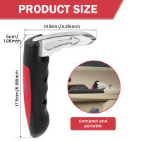 2Pcs Manija De Apoyo Para Coche Multifuncional 2 En 1 Ayudante De Seguridad Para Puerta Herramienta De Rompeventanas Y Soporte De Vehículo - details 0