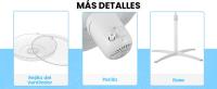 Ventilador de pie Midea silencioso – 3 velocidades, oscilación 90°, altura regulable – potente flujo de aire 40 m³/min – ligero y portátil para hogar y oficina - details 3