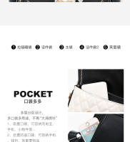 Mochila Bolso Para Mujer Con Cierre De Cremallera Y Decoración De Pompón Interior Bolsa De Día De Cuero Sintético - details 5