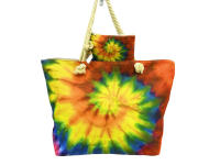 MEJORADA Bolso de Playa Grande con Estampado Multicolor y Monedero - details 1