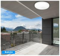 Lámpara De Techo LED Moderna Con Sensor De Movimiento 20W 30W 40W 110V 220V Luz Inteligente Para Sala De Estar Instalación Suelta Material PC Y PVC - details 13